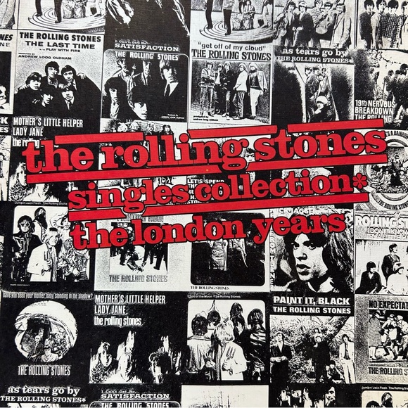 Vintage 1989 The Rolling Stones Singles Collection The London Years Lyrics Book - Picture 8 of 10